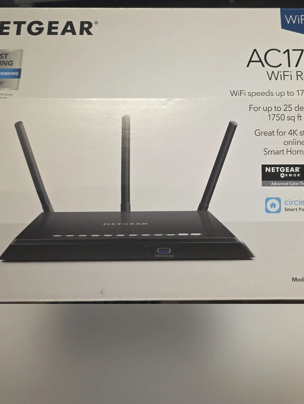 NETGEAR AC1750 Dual-Band Wifi Router - Picture 1 of 3